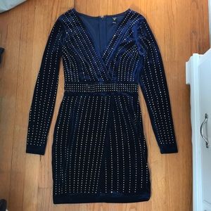 Windsor Sequin Dress(navy blue)